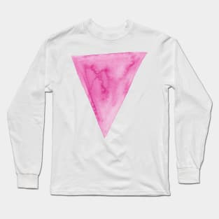 Gay Pride - Pink Triangle Long Sleeve T-Shirt
